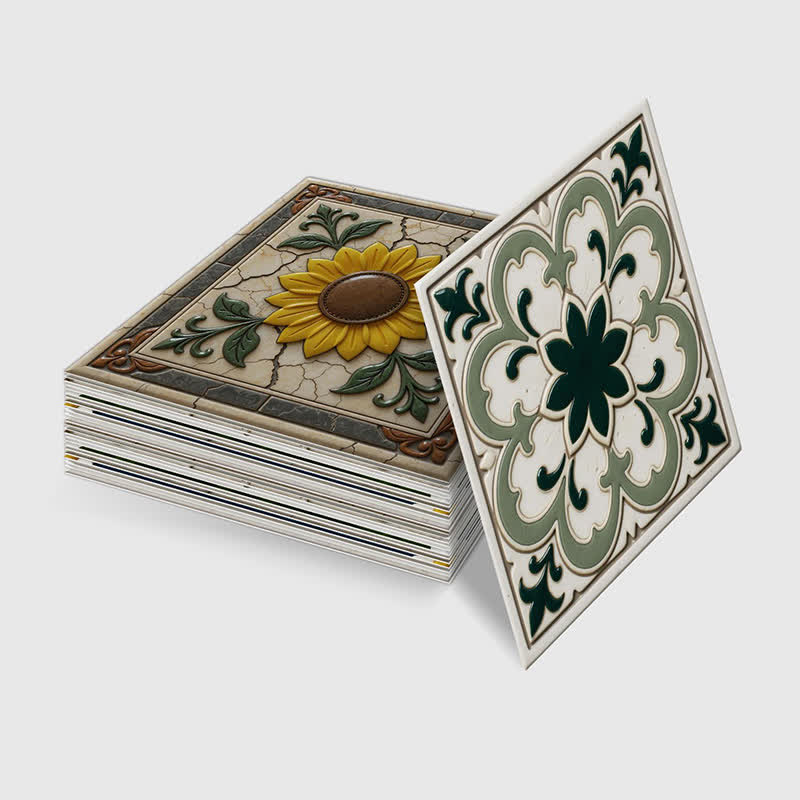 Sun & Floral Peel and Stick Wall Sticker (24PCS) - image 13