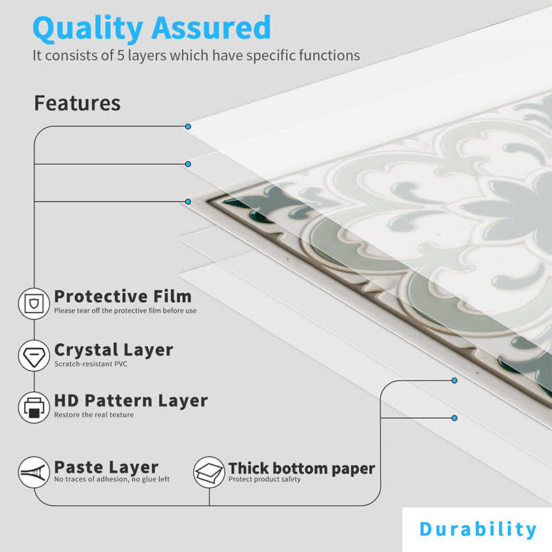 Boho Peel and Stick Wall Sticker (24PCS) - image 9