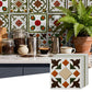 Orange & Green Peel and Stick Wall Sticker (24PCS) - image 6