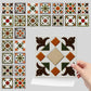 Orange & Green Peel and Stick Wall Sticker (24PCS) - image 7