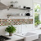Orange & Green Peel and Stick Wall Sticker (24PCS) - image 5