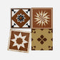 Brown Geometric Peel and Stick Wall Sticker (24PCS) - image 13