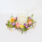 Easter Egg Faux Flower Wreath Candle Ring - image 3
