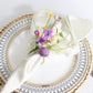 Easter Egg Faux Flower Napkin Rings Set - image 2