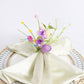 Easter Egg Faux Flower Napkin Rings Set - image 5