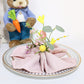 Easter Egg & Forsythia Spring Napkin Ring Set - image 1