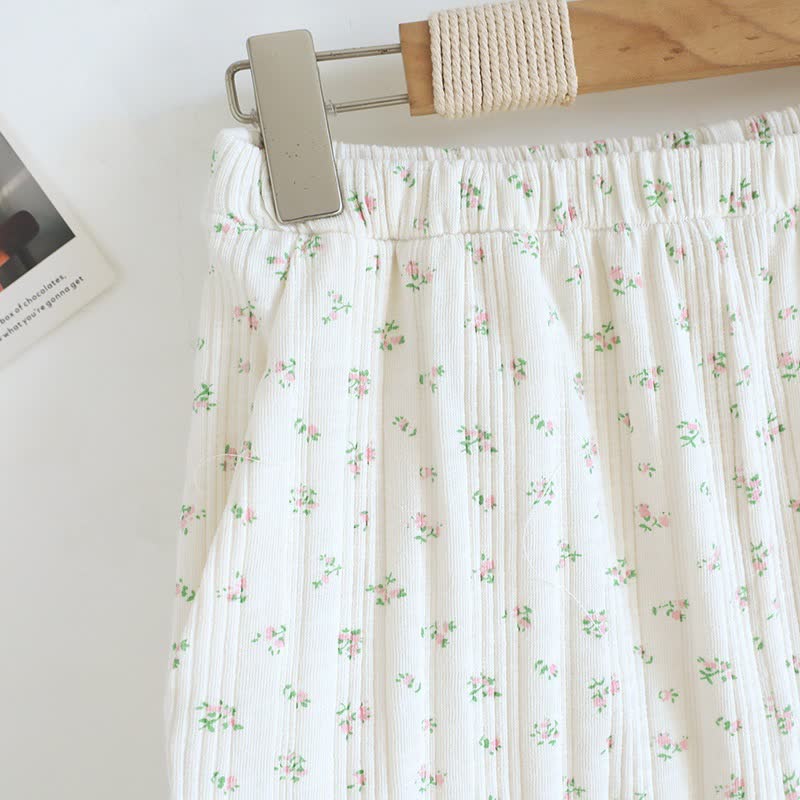 Pastoral Floral Cotton Jacquard Pajama Set - image 22