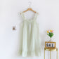 Cotton Ruffle Gingham Cami Nightgown - Green - XL - image 9