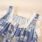 Cottage Butterfly Floral Cotton Sleeveless Nightgown - image 5