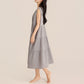 Minimalist Cotton Double Gauze Sleeveless Nightgown - image 12