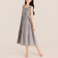 Minimalist Cotton Double Gauze Sleeveless Nightgown - image 10