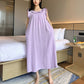 Ownkoti Plus Size Minimalist Cotton Ruffle Sleeveless Nightgown - image 33