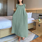 Plus Size Minimalist Cotton Ruffle Sleeveless Nightgown - image 26
