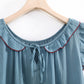 Ownkoti Plus Size Minimalist Cotton Ruffle Sleeveless Nightgown - image 9