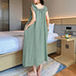 Plus Size Minimalist Cotton Ruffle Sleeveless Nightgown - image 27