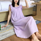 Ownkoti Plus Size Minimalist Cotton Ruffle Sleeveless Nightgown - image 35