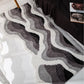 3D Coastal Wave Flocked Rug - Gray - 31"W x 63"L - image 5
