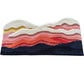 Abstract Wave Shaped Flocked Rug - image 3