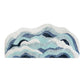 Ocean-Inspired Wave Shaped Flocked Rug - image 6
