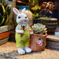 Resin Bunny Garden Succulent Planter Pot - image 13