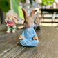3PCS Miniature Rabbit Resin Garden Sculptures - image 6