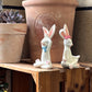 Resin Yoga Rabbit Garden Sculptures Set - image 1