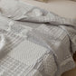 Patchwork Style Heart Cotton Gauze Quilt Blanket - image 6