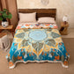 Retro Style Floral Cotton Blanket - image 5