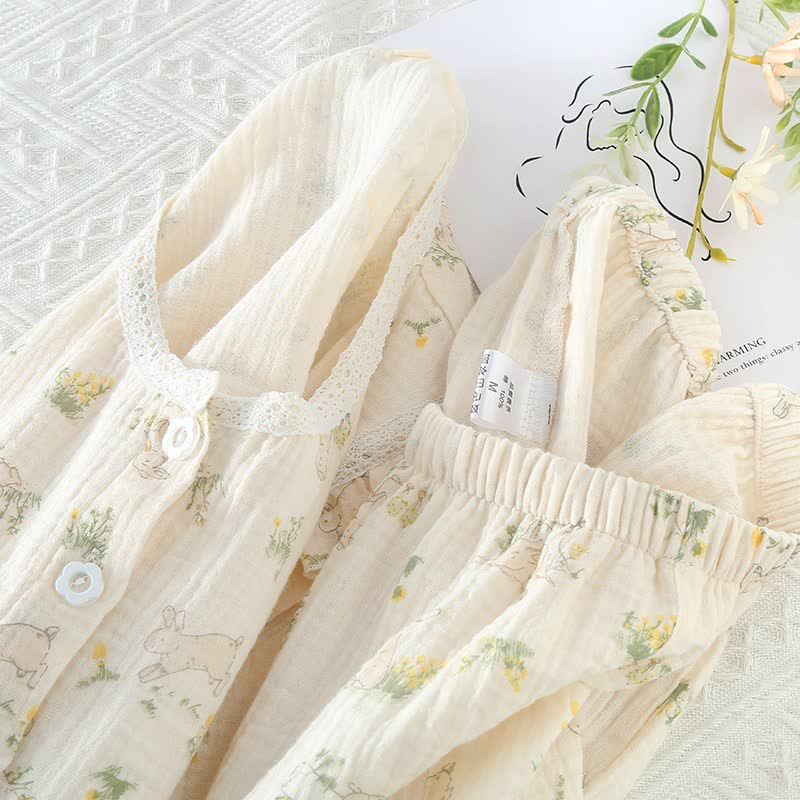 Refresh Bunny Pure Cotton Pajama Set - image 4