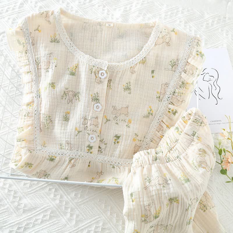 Refresh Bunny Pure Cotton Pajama Set - image 3