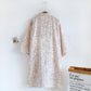 Mushroom & Bunny Cotton Gauze Kimono Robe - image 3