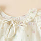 Cartoon Bunny & Floral Cotton Gauze Pajamas - image 1