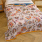 Blooming Floral Pure Cotton Quilt Blanket - image 3
