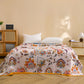 Blooming Floral Pure Cotton Quilt Blanket - image 2