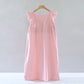 Gingham Flutter Sleeve Cotton Nightgown - image 1