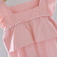 Gingham Flutter Sleeve Cotton Nightgown - image 6