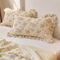 Floral Cotton Gauze Waffle Weave Quilt Blanket - image 15