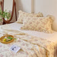 Floral Cotton Gauze Waffle Weave Quilt Blanket - image 7