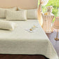 Elegant French Floral Quilted Bedspread - image 3