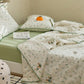 Botanical Leaf & Bunny Cotton Gauze Bedding - image 3