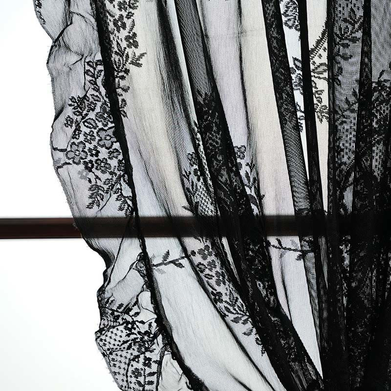 Cottage Lace Sheer Curtain with Ruffle Trim - image 26