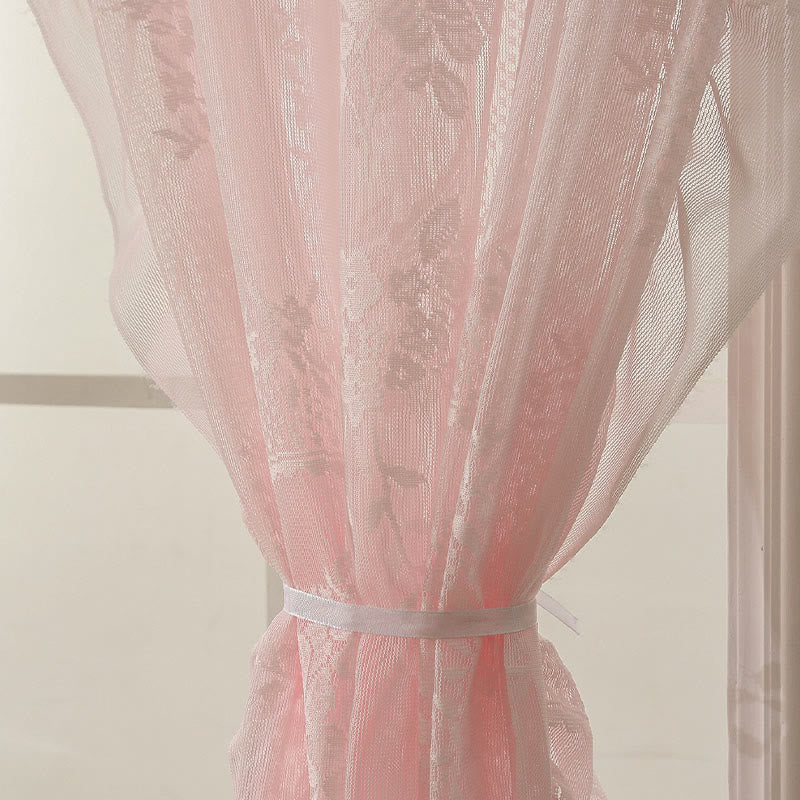 Cottage Lace Sheer Curtain with Ruffle Trim - image 15