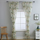 Refresh Floral Rod Pocket Cotton Linen Curtain - image 2