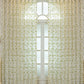 Cottage Style Green Leaf Sheer Curtain - image 4