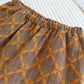 Yellow Plaid Cotton Gauze Pajama Shorts - image 3