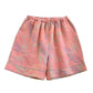 Artistic Leaf Cotton Gauze Pajama Shorts - image 7