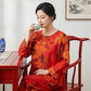 Luxurious Peony Pure Cotton Pajama Set - image 3