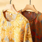 Retro Sunflower Pure Cotton Pajama Set - image 4