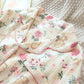 Floral & Bunny Cotton Gauze Pajama Top - image 2