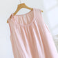 Minimalist Solid Color Cotton Sleeveless Nightgown - image 7